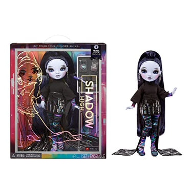 SHADOW HIGH Rainbow High Rainbow HIGH Reina „Glitch“ Crowne - Lila Modepuppe mit modischem Outfit und mehr als 10 bunten Spielaccessoires - Ideal für Sammler und Kinder von 4-12 Jahren im Sale
